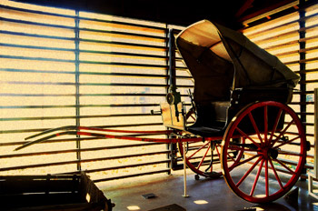 Coche de tracción animal, Museo del Pueblo de Asturias, Gijón