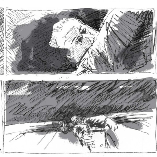 Storyboard de escena de 