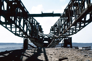 Plataforma petrolera abandonada, Namibia