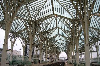 Estación ferroviaria de Oriente, Lisboa, Portugal