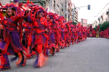 Comparsa en el desfile de carnaval - Badajoz