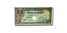 Pesetas , anverso