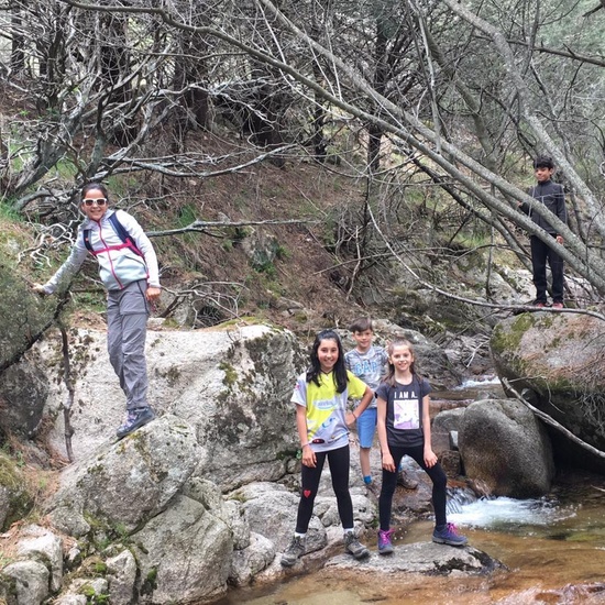 NIÑAS/OS DE 5º . NATURALEZA VIVA EN LA PEDRIZA.HOSTOS POR EL PLANETA 22