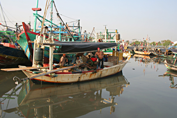 Barcos pesqueros, Jakarta