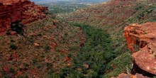 Valle del desfiladero de Kings Cannyon, Australia
