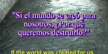 El agua es el vehículo de la naturaleza