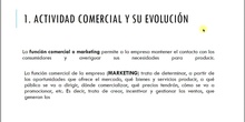 Explicación Tema 7. La función comercial