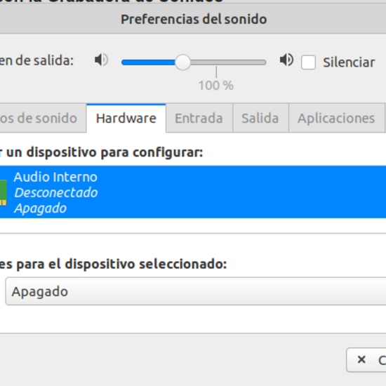 Fallo sonido MAX 12.5