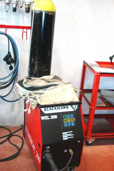 Equipo de soldadura MIG para aluminio