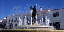 Plaza y Fuente de Vasco Núñez de Balboa - Jerez de los Caballero