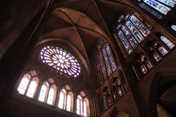 Vidrieras y rosetón de la Catedral de León, Castilla y León
