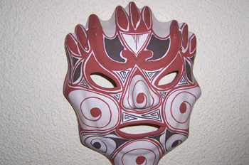 Máscara de cerámica