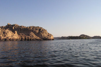 Islote cerca de Philae, Egipto