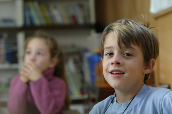 Niños en el aula