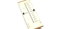 Vúmetro indicador del nivel de tensión para regulación