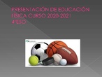 Presentación Educación Física 4ºESO
