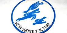 Distintivo del avión Fiat CR 32, Patrulla Azul Y 2-G-3, Museo de