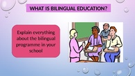 how to explain families what is bilingual education