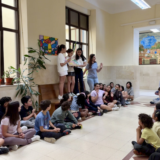 Día del Libro 2026 - 5ºEP leyendo a 1ºEP