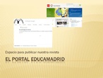 Los primeros pasos en el Portal EducaMadrid