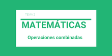 Operaciones combinadas