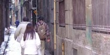 Calle típica del Barrio Gótico, Barcelona
