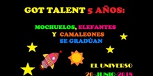 Graduación Ed. Infantil 5º años - Got Talent -El Universo
