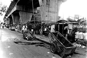 Carros con tracción humana, Indonesia