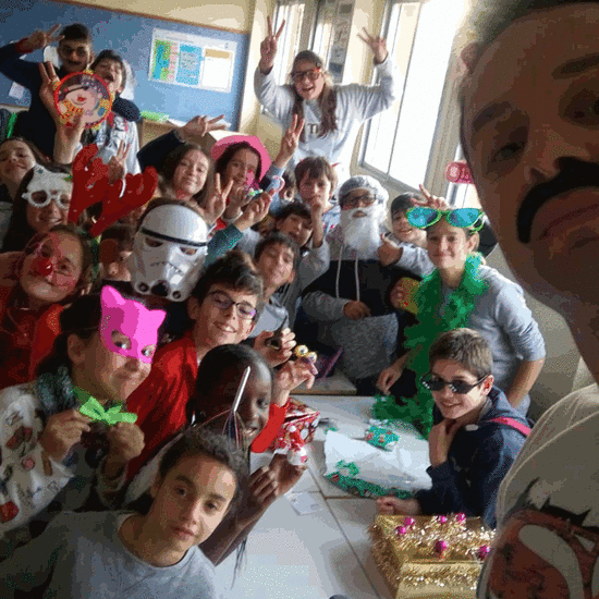 2018_12_17_AMIGO INVISIBLE SEXTO B_CEIP FDLR_Las Rozas 2