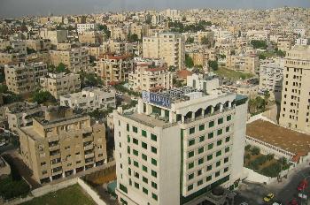 Vista panorámica de la ciudad de Amman, Jordania