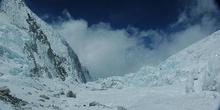 Cascada de hielo del Khumbu, vista desde arriba