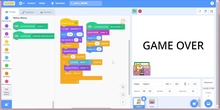 Programa con Scratch, un juego de saltos usando la extensión Makey Makey