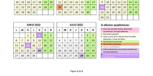 Calendario Escolar Madrid Curso 2021-2022