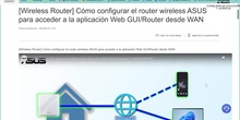 Configurar el router ASUS para acceder desde Internet. Profesor Ingeniero Informático Eduardo Rojo Sánchez