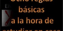 Reglas fundamentales para estudiar en casa