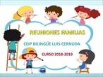 REUNIÓN FAMILIAS 4º 2018-2019 1er TRIMESTRE