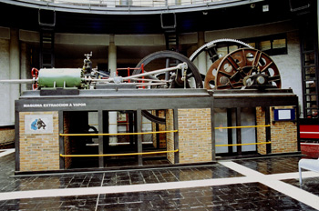 Máquina de extracción a vapor, Museo de la Minería y de la Indus