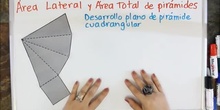 ÁREA DE UNA PIRÁMIDE