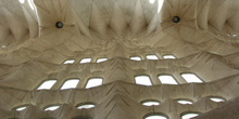 Interior del Pabellón Blanco, Sagrada Familia, Barcelona