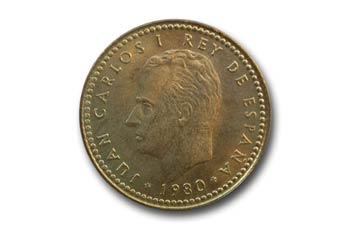 Peseta, Juan Carlos I, Cara