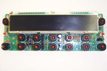 Módulo de control de climatización. Detalle interior.