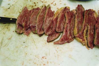 Preparando solomillo para rosbif