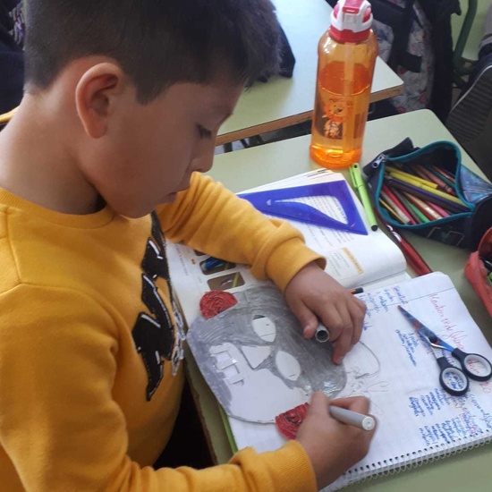 2020_02_24_4ºc REALIZA MASCARAS DE CARNAVAL_CEIP FDLR_LAS rOZAS 8
