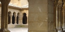 Vista parcial del claustro, Huesca
