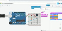 Arduino-Tinkercad Monitor Serie parte 2. Sensor TMP