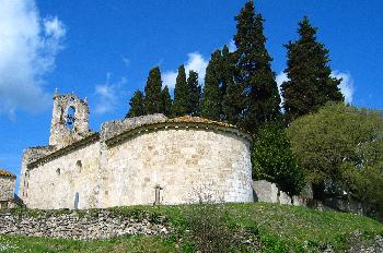 Iglesia de Santa María de Porqueres, Banyoles, Gerona