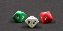Dados de diez caras