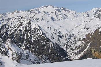 Vista general del pico Posets