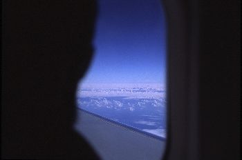 Paisaje desde el avión, Canarias