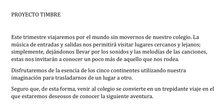 PROYECTO TIMBRE TEXTO